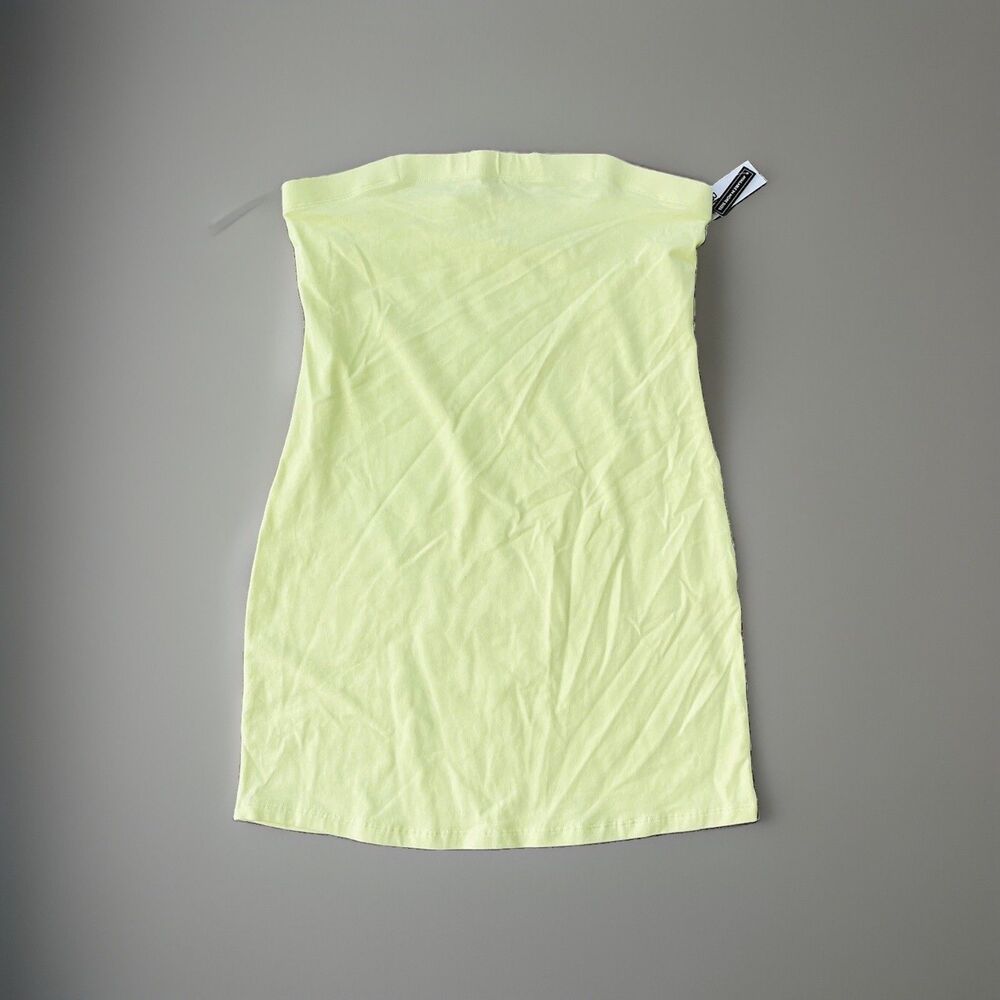 BP Short Tight Strapless Mini Dress Size L Lime Green NWT